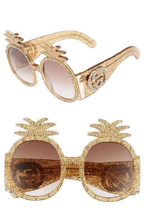 Gucci Women's Pineapple Sunglasses 